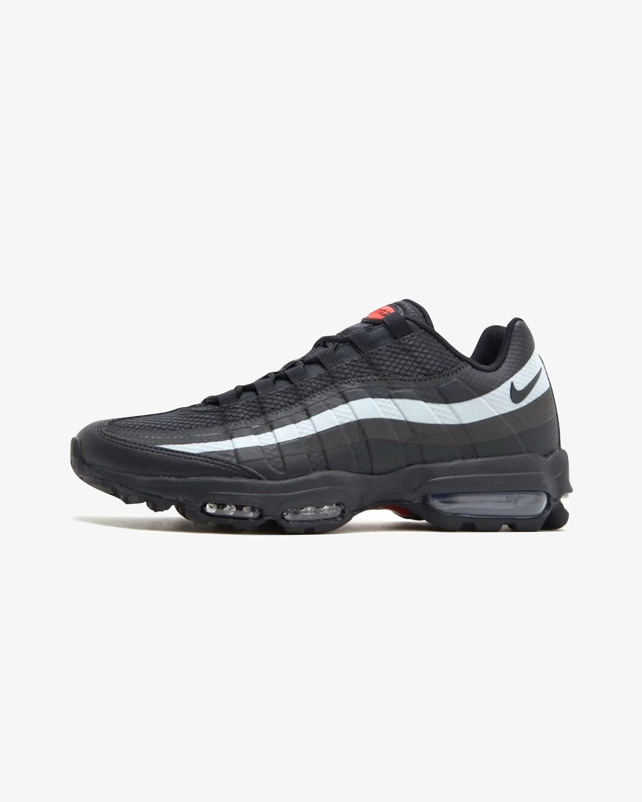 NIKE ☆ Air Max 95 Ultra ‘Black University Blue’ Nike Air Max 95 Ultra Black/Wolf Grey/University Red